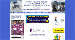 Desktop Screenshot of berwickshow.org.au